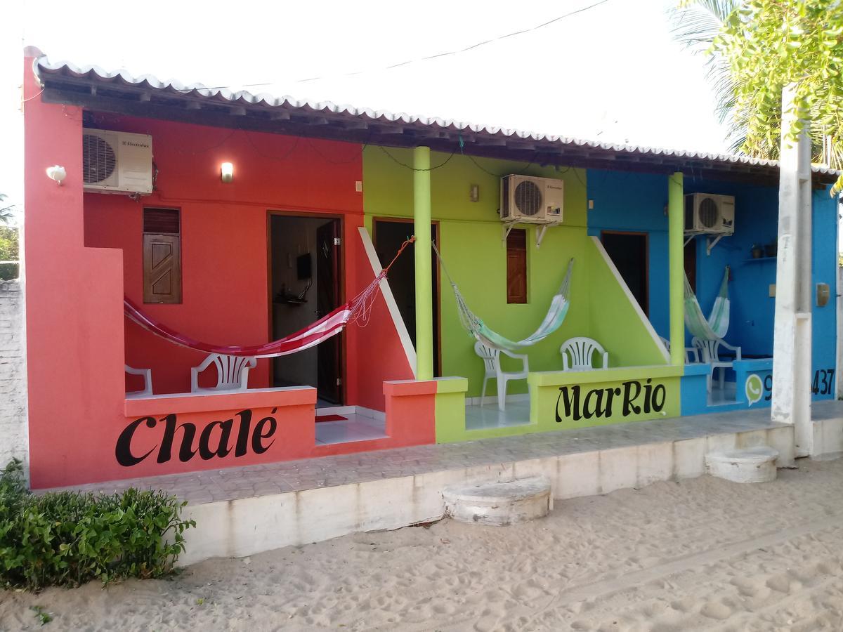 Pousada Chale Mar Rio Galinhos Exteriör bild